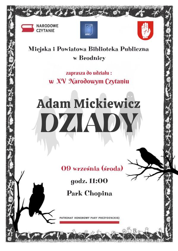 Ilustracja artykułu: XV Narodowe Czytanie 2026 – Dziady