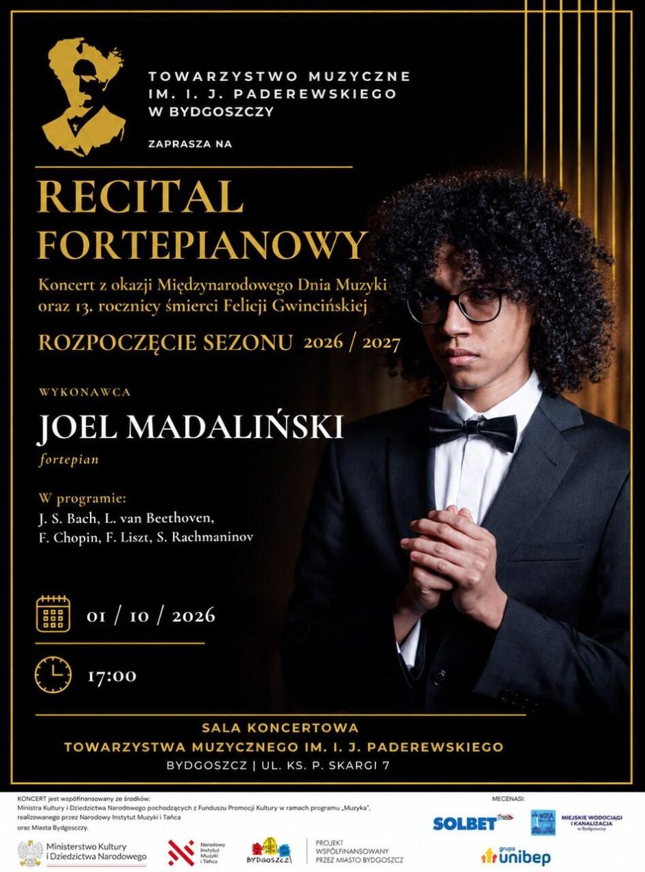 Ilustracja do wpisu: Recital Fortepianowy – Joel Madaliński-Artur