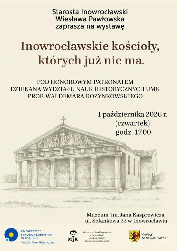 Ilustracja artykułu: Wernisaż wystawy „Inowrocławskie kościoły, których już