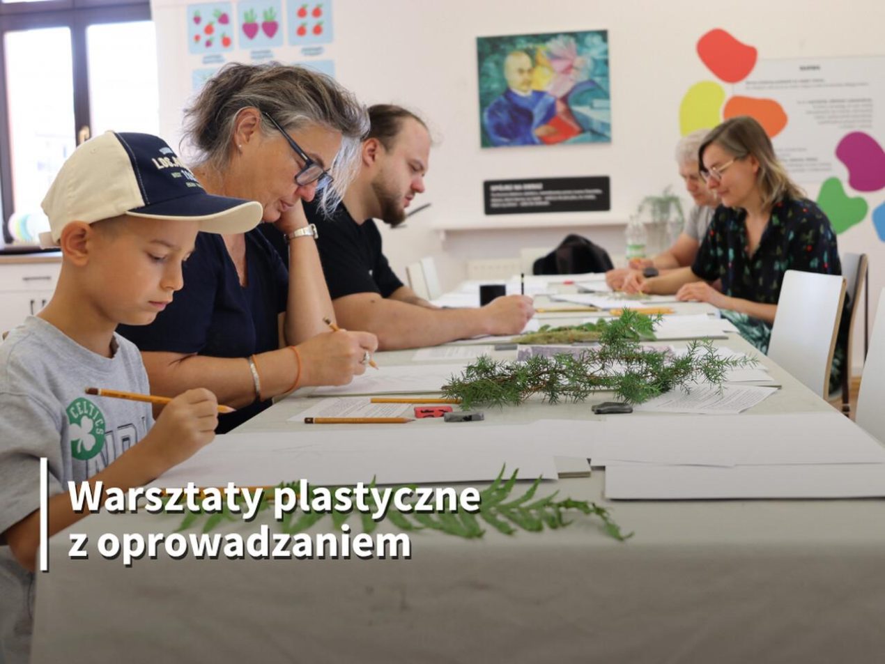 Ilustracja do wpisu: Warsztaty plastyczne z oprowadzaniem „Z wizytą