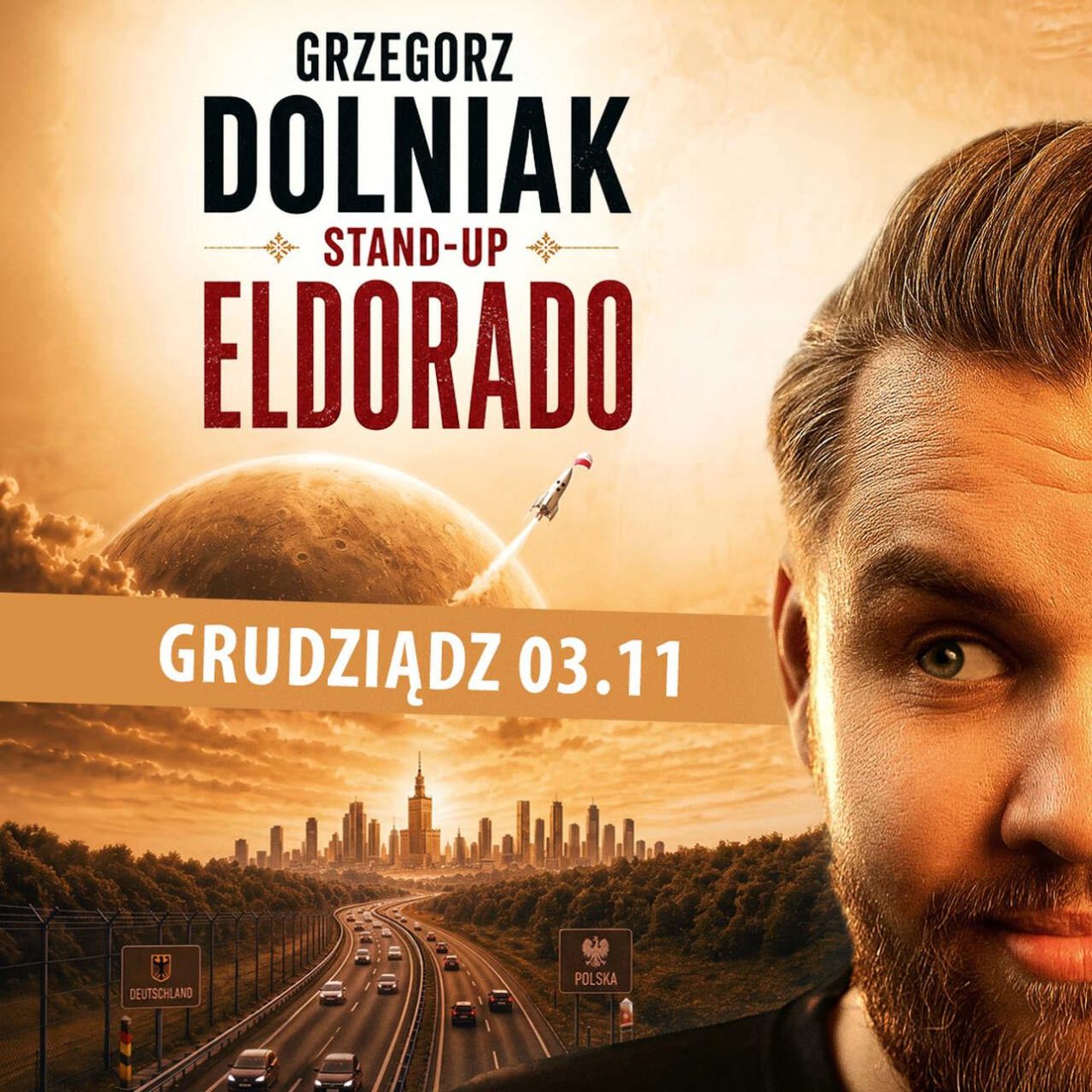 Ilustracja do wpisu: Stand-up – Grzegorz Dolniak „Eldorado”