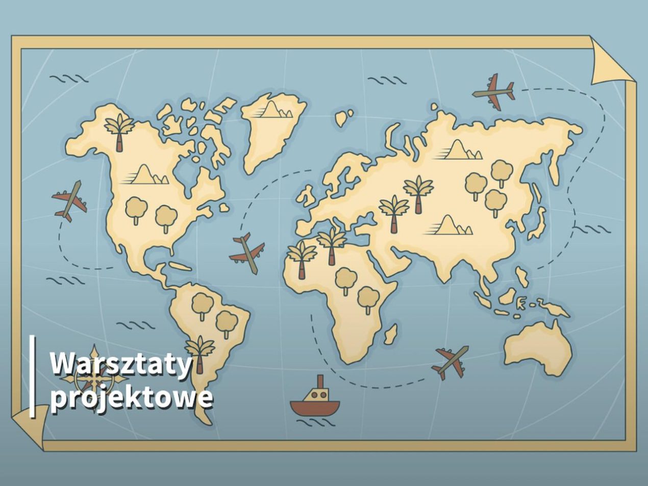 Ilustracja do wpisu: Warsztaty projektowe „Mapy w ilustracji”