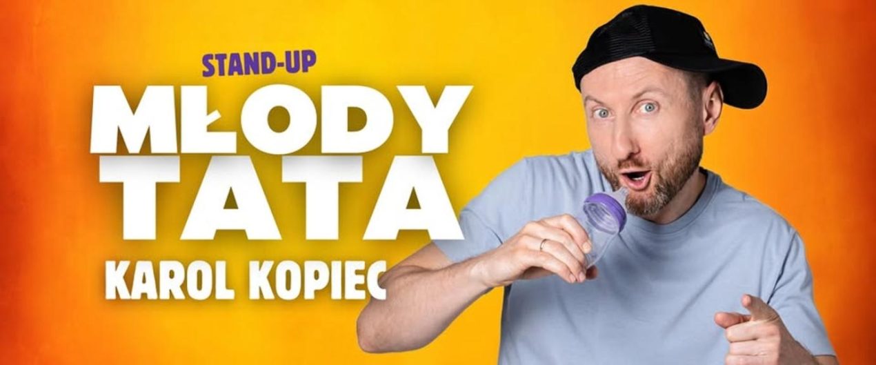 Ilustracja artykułu: Stand-up – Karol Kopiec „Młody Tata”