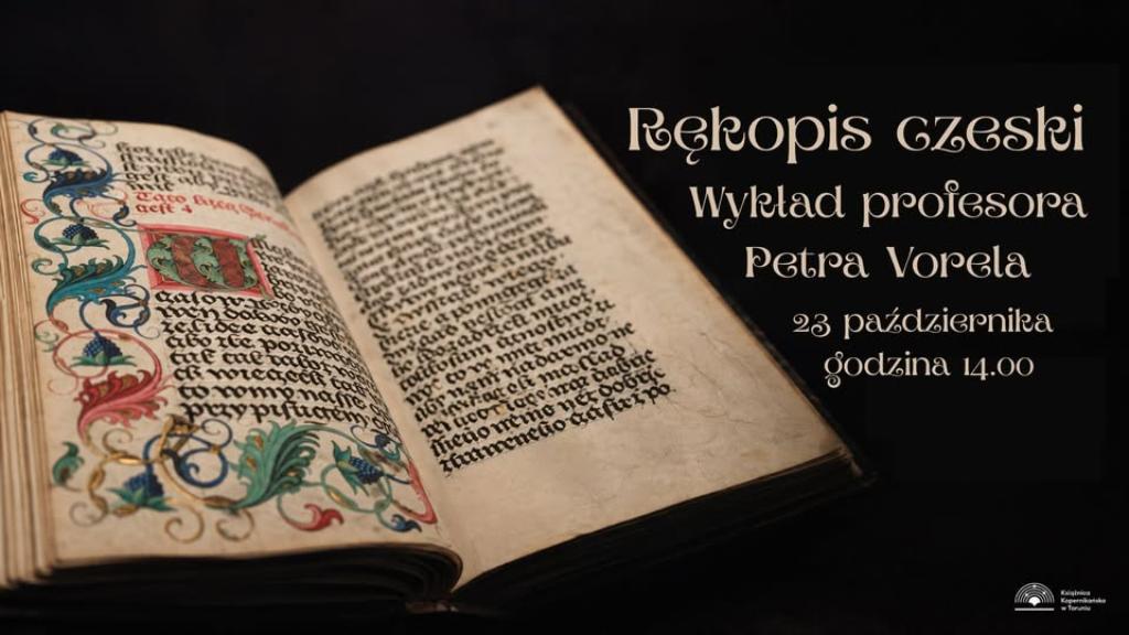 Ilustracja artykułu: Rękopis czeski. Wykład profesora Petra Vorela