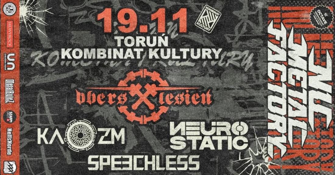 Ilustracja artykułu: Nu Metal Factory Tour 2026: Toruń