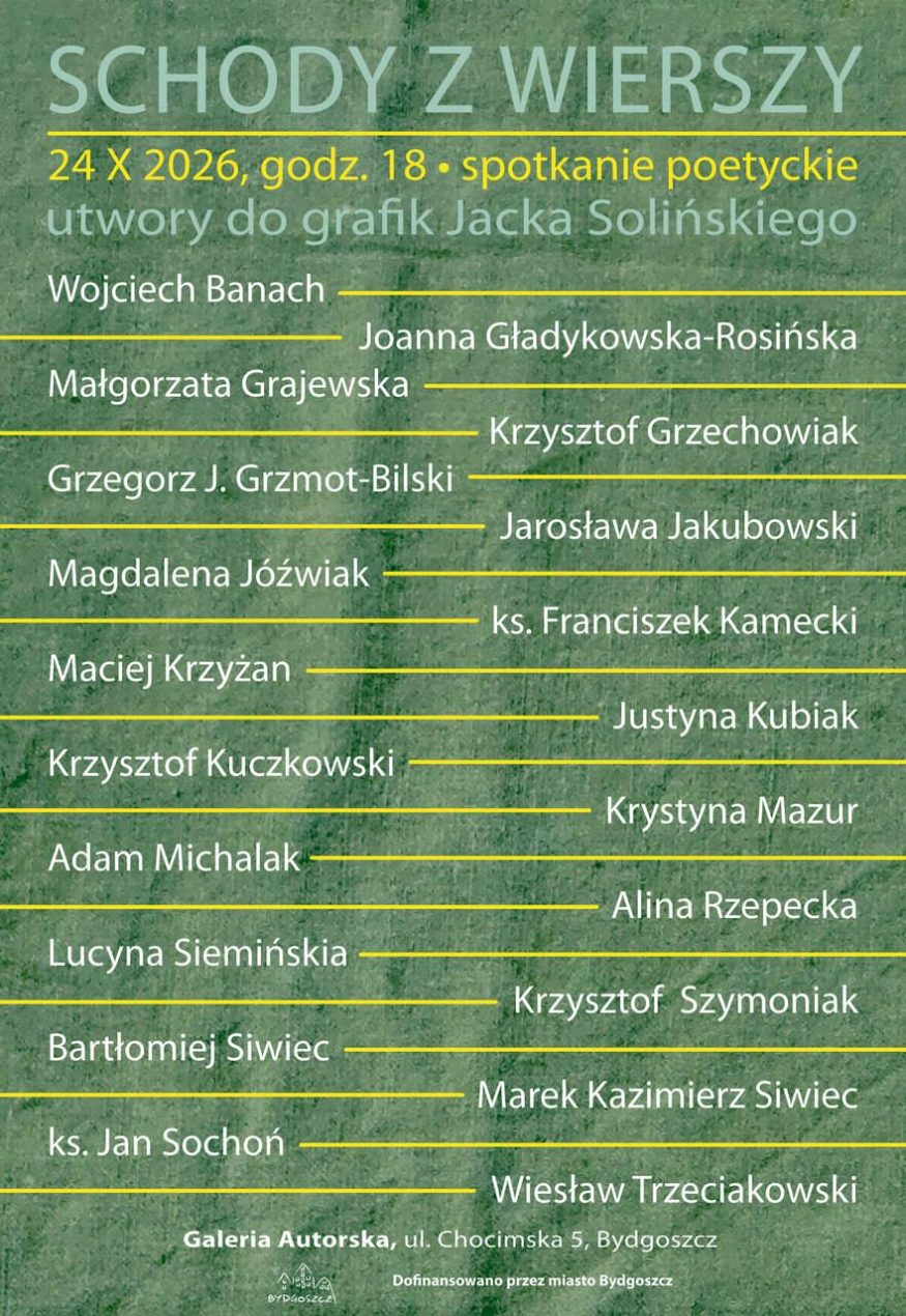 Ilustracja artykułu: Spotkanie poetyckie „Schody z wierszy”