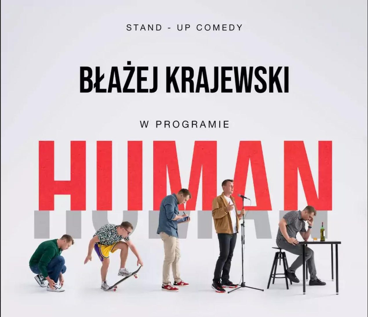 Ilustracja artykułu: Stand-up – Błażej Krajewski „Human”