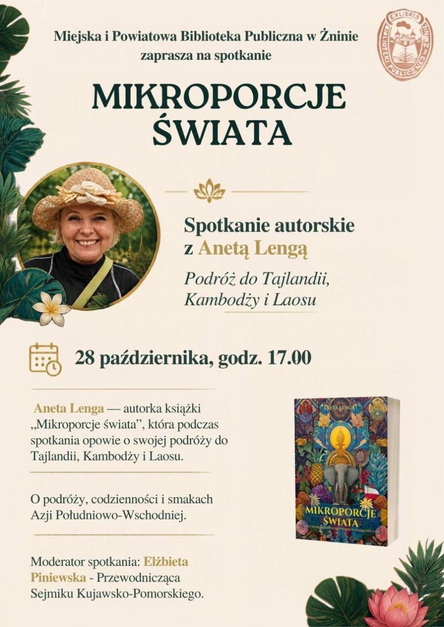 Ilustracja do wpisu: Spotkanie autorskie z Anetą Lengą
